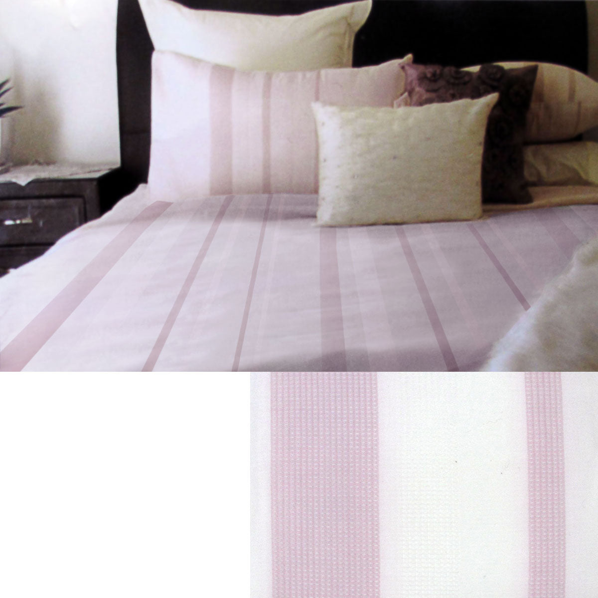Metropolitan Waffle Quilt Cover Set - Pink Queen